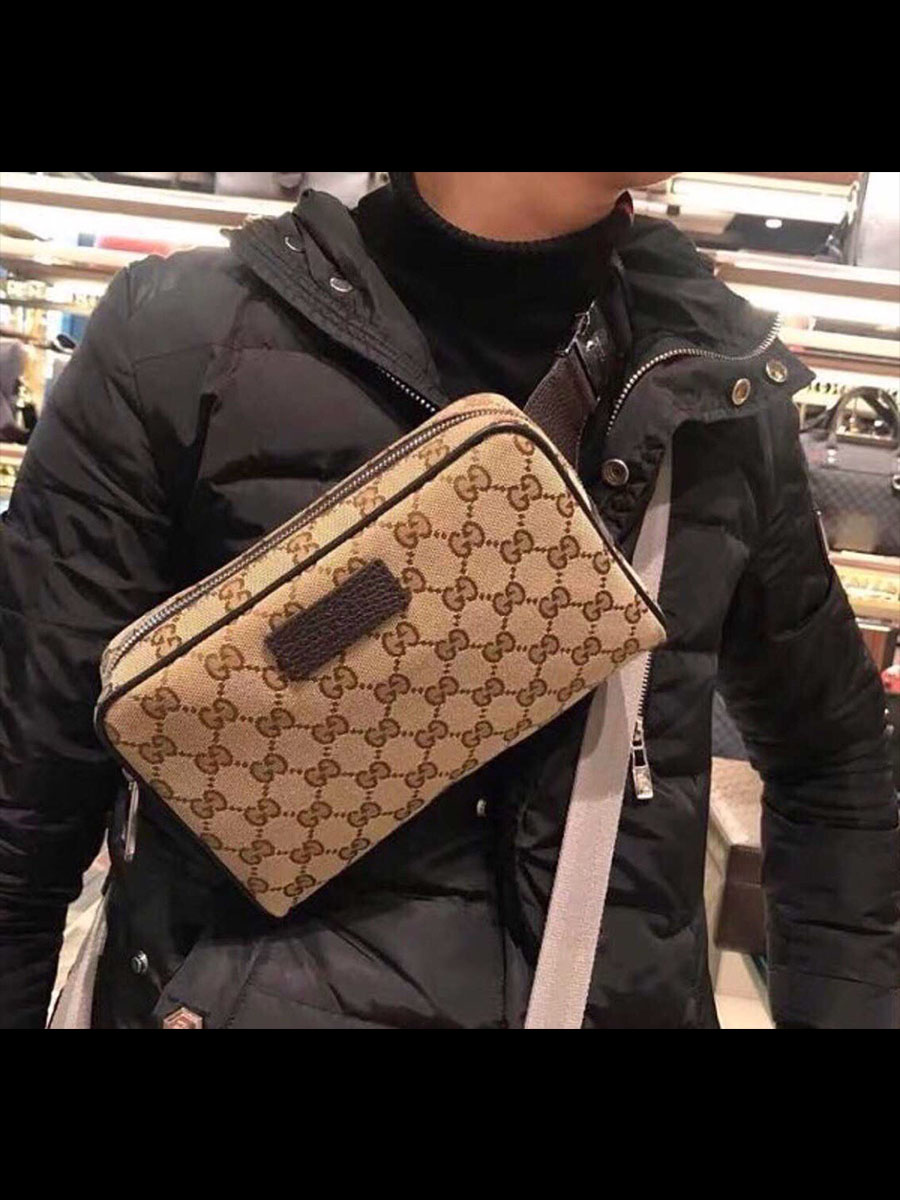 Gucci GG Guccissima Small Canvas Belt Bag | QX Glamour