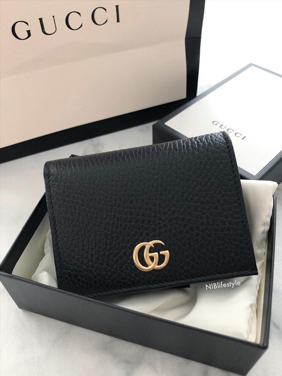 gucci leather card holder