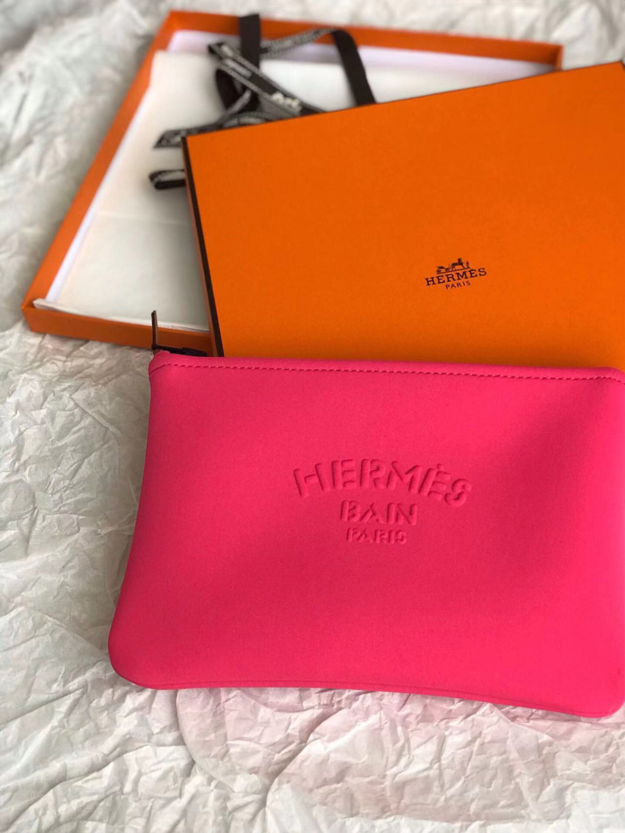 Hermes Bain Neobain Case Bubblegum Pink Small Model New – Mightychic
