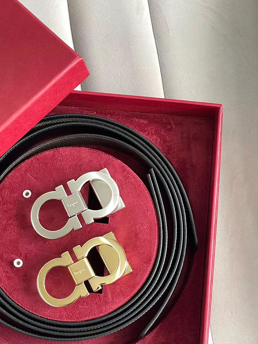Salvatore Ferragamo - Reversible Adjustable Belt With Gift Box