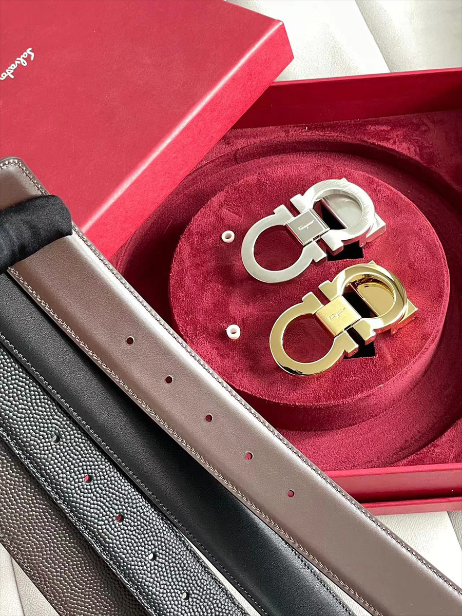 Salvatore Ferragamo - Reversible Adjustable Belt With Gift Box